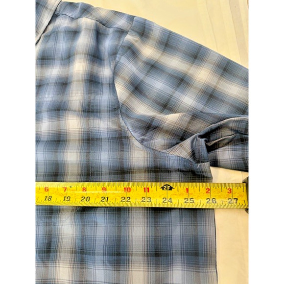 Free Country Excursion THIN Long Sleeve BLUE Shirt MEN XXL, 2X, XXLARGE NEW - Picture 9 of 11
